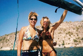 out on my boat with my friend 2006