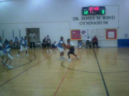my son on the court