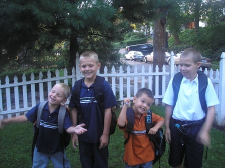 Boys first day of school Fall ;06