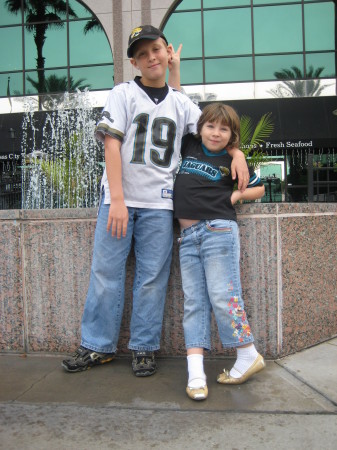 Morris and Abigail Jaguars Game