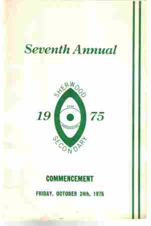 Commencement Program cover