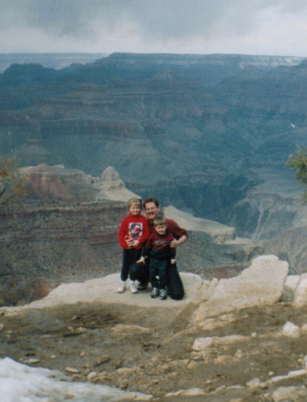 Greg, Amber & Zach at the Grand Canyon