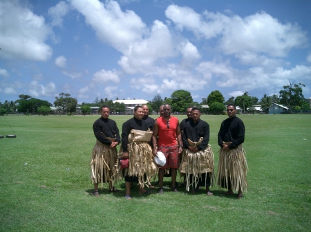 In The Kingdom Of Tonga With Royal Guards
