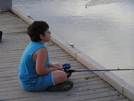 Mitch Fishing in New Mexico