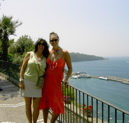 Sorrento, Italy with my daughter Hilary