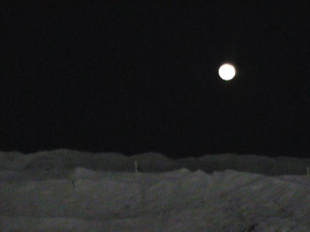 Full moon over Arifjan, Kuwait