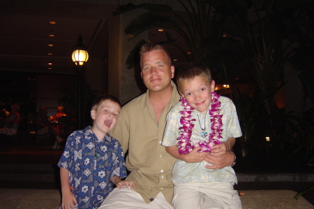 Me and the guys in Hawaii