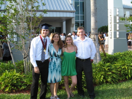 The family on Graduation Day