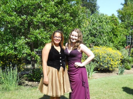 catherine on the right at her prom 20111