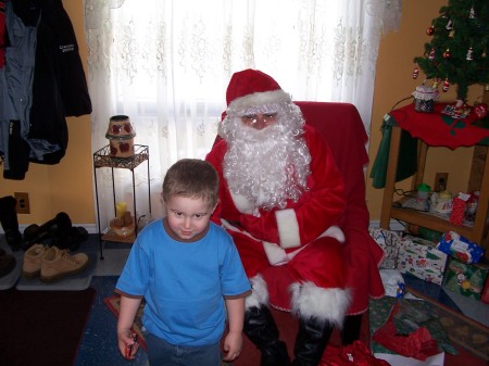 Ethan and Santa Clause