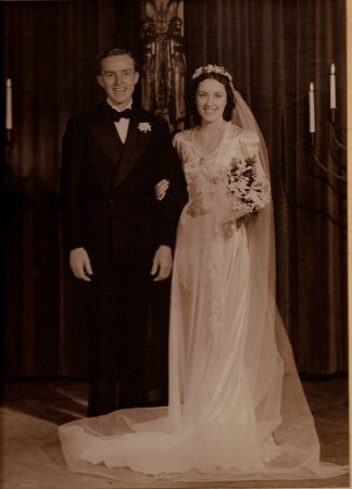 Parents' wedding photo from 1939