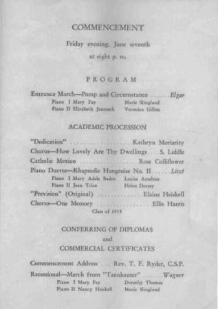 Dori Donn's album, Class of 1935