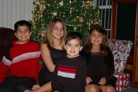 Grandchildren at Christmas 2006