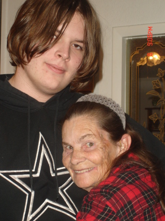 My Mom and my youngest son Ryan