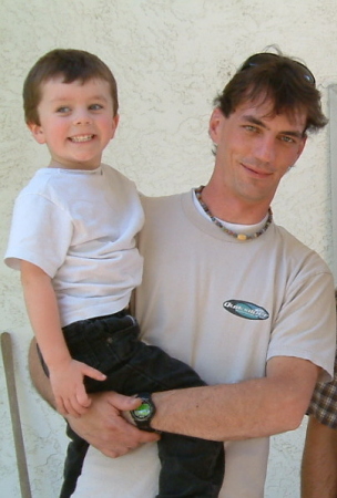 My oldest son Rob and grandson Bobby
