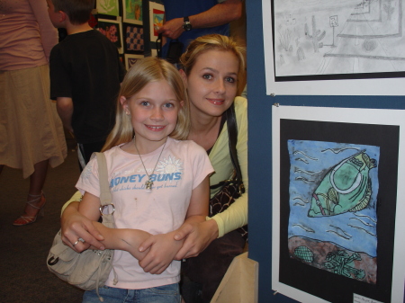 Brandi & Haylie - Art Show '06