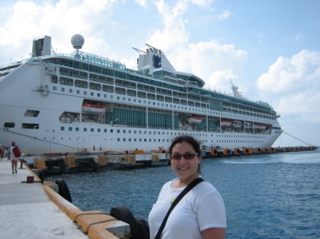 The big boat we cruised over on