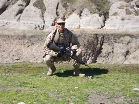 My husband, Ben, in Afghanistan 3/07