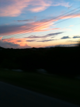 Texas sunset.