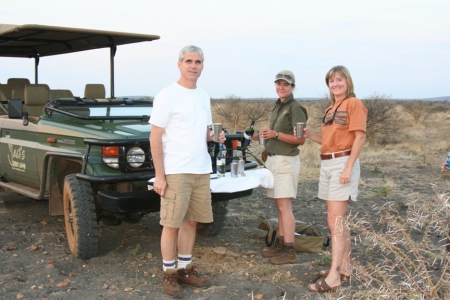 Robert and Ginger (on right)