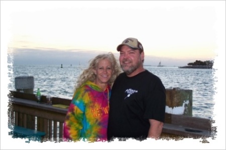 Me & Kimmy on the pier in Key West!