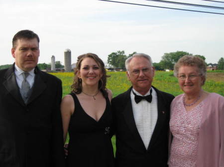 Me, my parents, and my husband Lyle