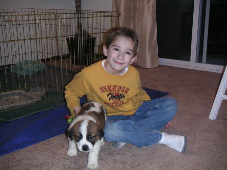 Cole and Puppy Blitz 2006