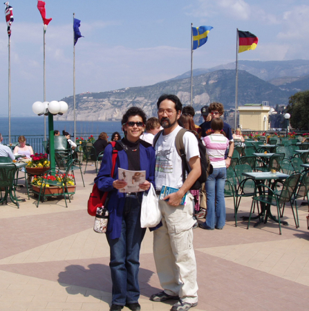 Terry and me in Sorrento, Italy 2005