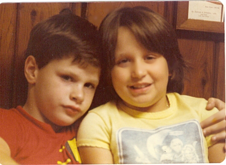 My Son Anthony and sister Tara very young age