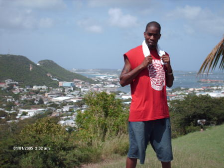 On top of the hills in St. Martin