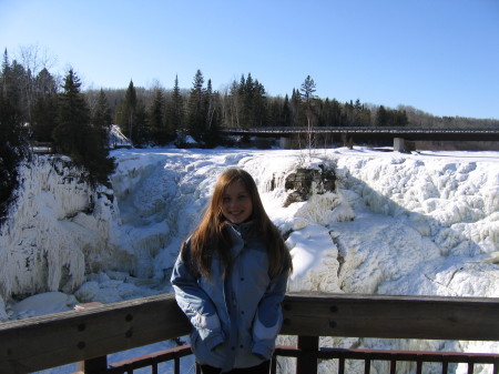 Kakabaka Falls in Winter