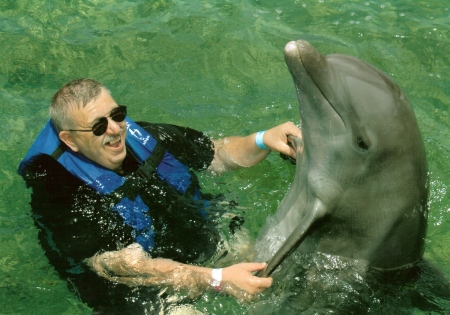 Dancing With A Dolphin