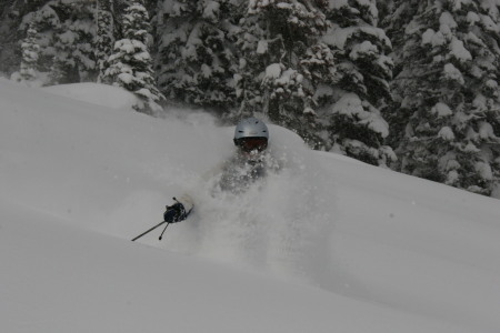 Waist high powder in B.C.