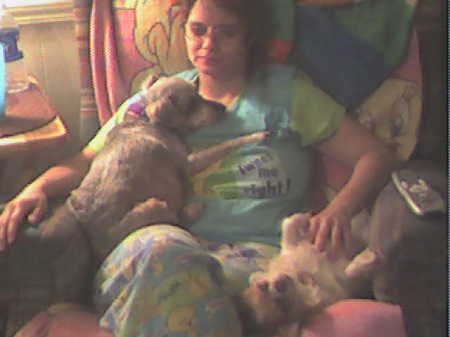 Me with my puppies