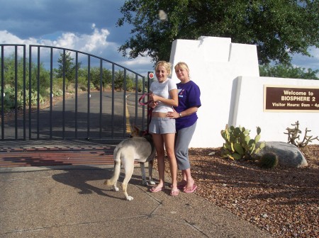 My daughter and puppy "Shadow" in Arizona on vacation