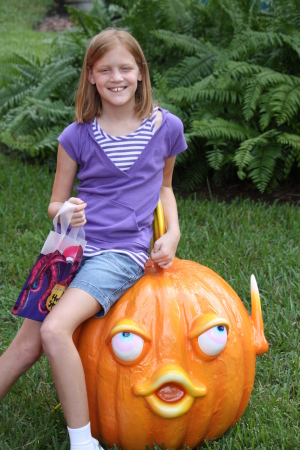 My granddaughter Lindsey at Sea World