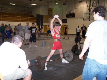 William my youngest son powerlifting