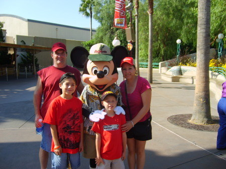 My family with Mickey