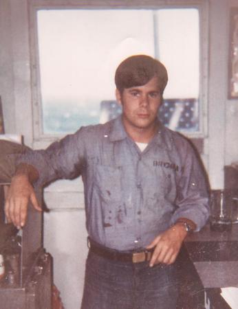 aboard u.s.s. mitcher ddg-35. 1975