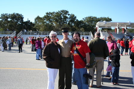 My son's graudation from Bootcamp (Parris Island) on 10/12/07