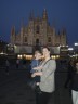 Jennifer and Gavin at the Duomo in Milan