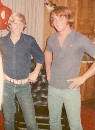 Me and my brother Chris in 1972