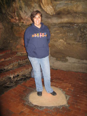 Me at Howes's Cavern in April
