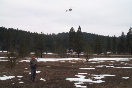 Fliing in my backyard