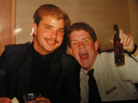 Scott Watson and I 1989 Saddlebrook party