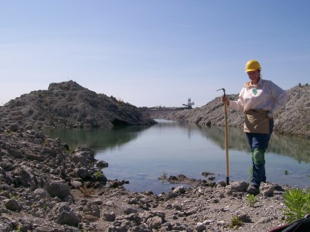 Fossil hunting in the Aurora Mine 2008