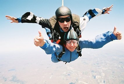 Skydiving to celebrate my 38th birthday