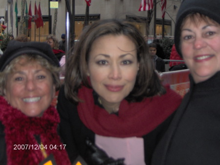 A cold morning at the Today Show in New York City with Ann Curry