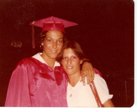 Susetta and Karen at graduation