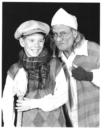 Mr. Scrooge and Tiny Tim